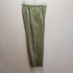 Alfred Dunner pants, sage, 8
